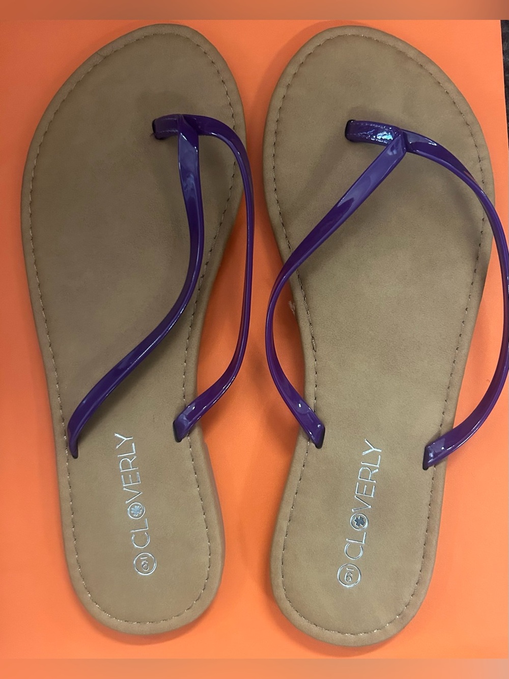 CLOVERLAY Women's Flip Flops Sandal Flat Beach Summer Sandals